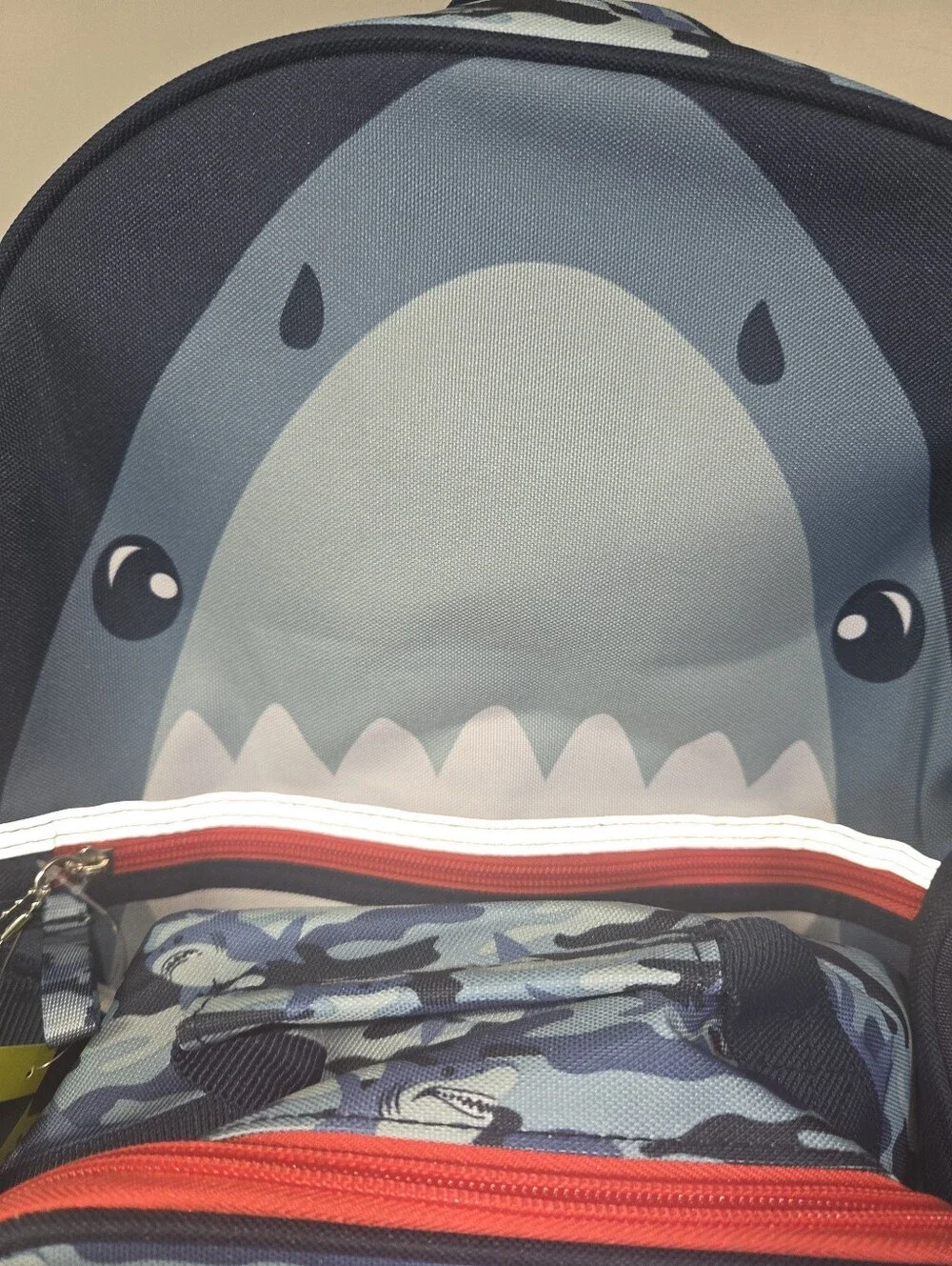 Kids Shark Backpack and Lunch Set - Blue